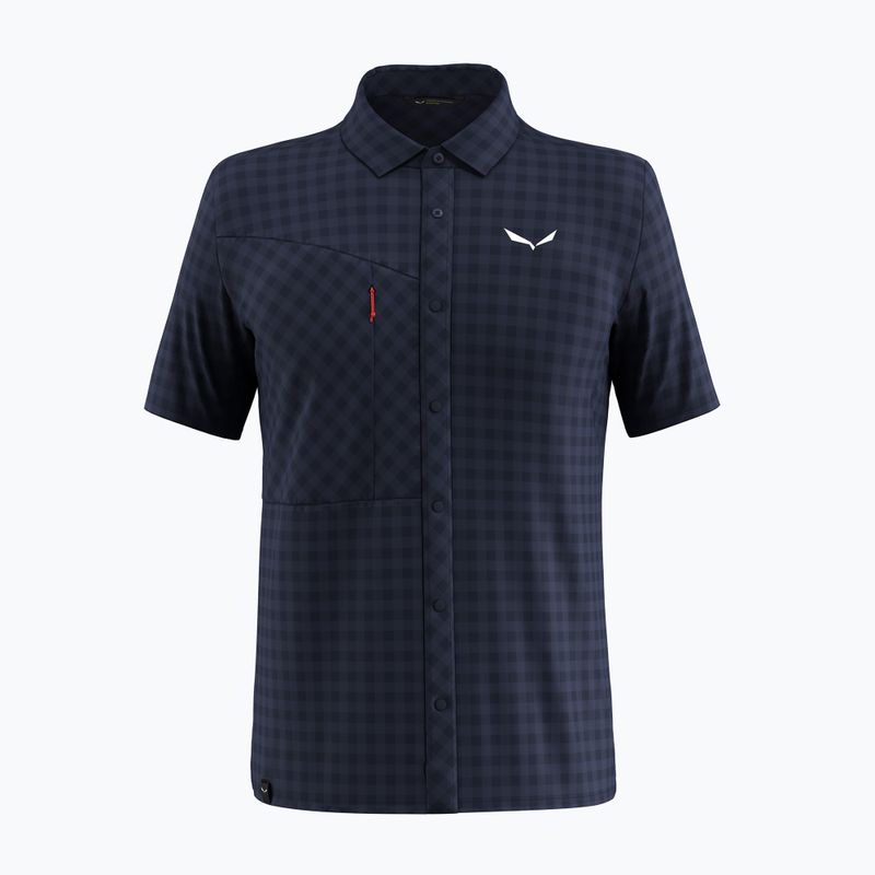 Vyriški marškiniai Salewa Puez Dry S/S navy blazer