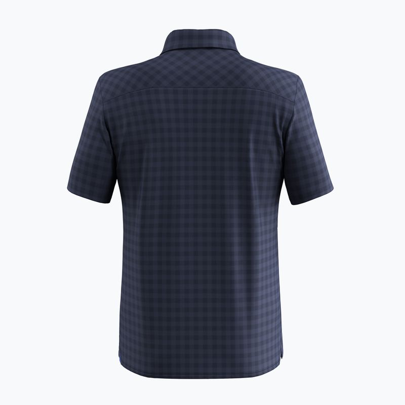 Vyriški marškiniai Salewa Puez Dry S/S navy blazer 2