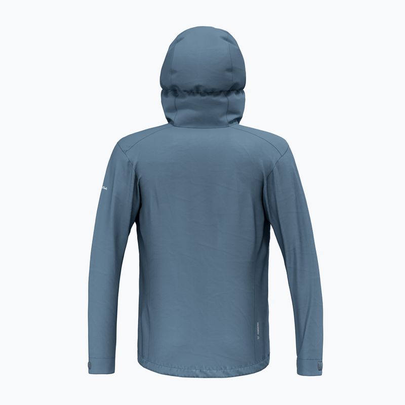 Vyriška striukė nuo lietaus Salewa Puez Aqua 4 PTX 2.5L java blue 2