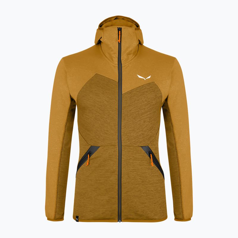Salewa vyriškas vilnonis džemperis Puez Melange PL FZ Hoody brown 00-0000027386 5