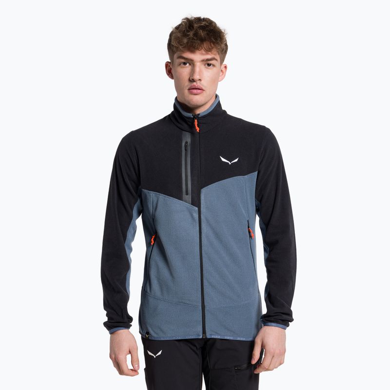 Vyriškas džemperis Salewa Paganella PL blue-grey fleece 00-0000027924