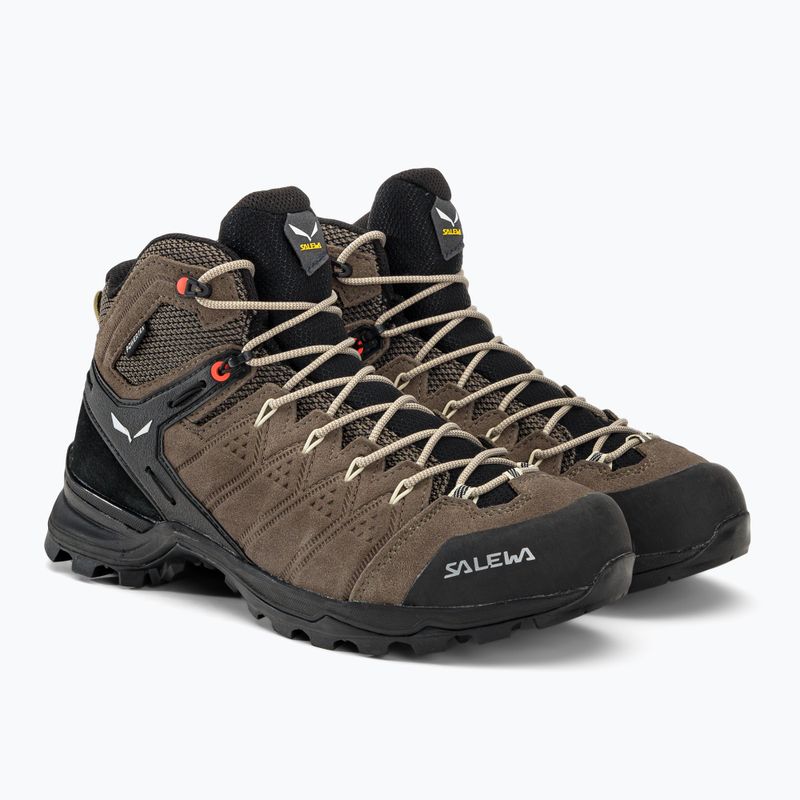 Moteriški trekingo batai Salewa Alp Mate Mid WP beige 00-0000061385 4