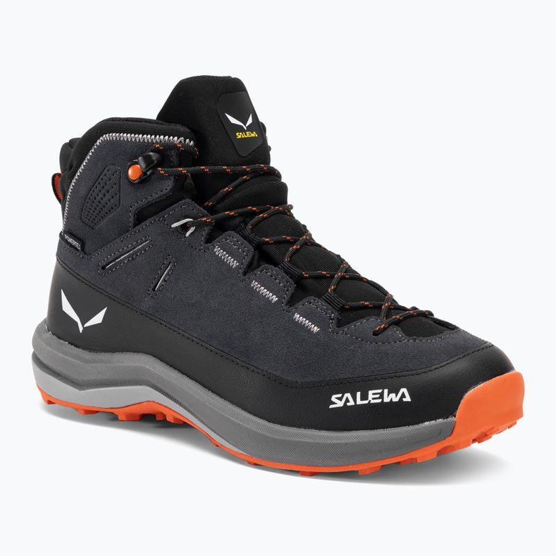 Vaikiški žygio batai Salewa MTN Trainer 2 Mid PTX onyx/alloy