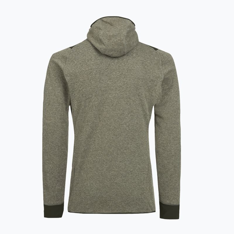 Vyriškas žygio džemperis Salewa Puez 2 Dry Hood FZ dark olive melange 2
