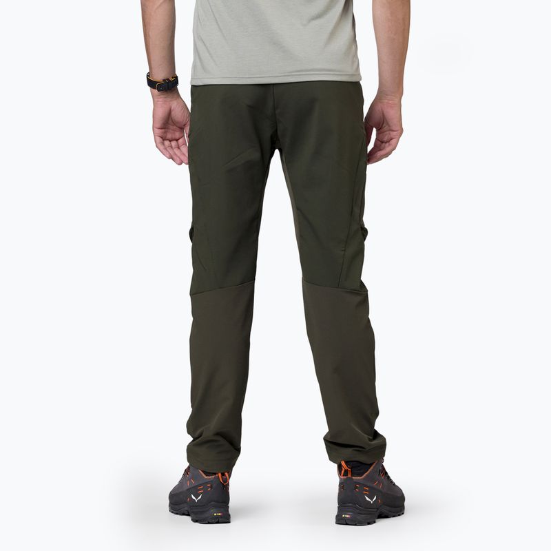 Vyriškos softshell kelnės Salewa Puez DST Warm Cargo dark olive 3