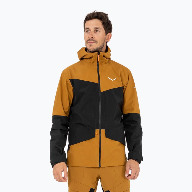 Vyriška striukė nuo lietaus Salewa Puez GTX 2L golden brown/0910