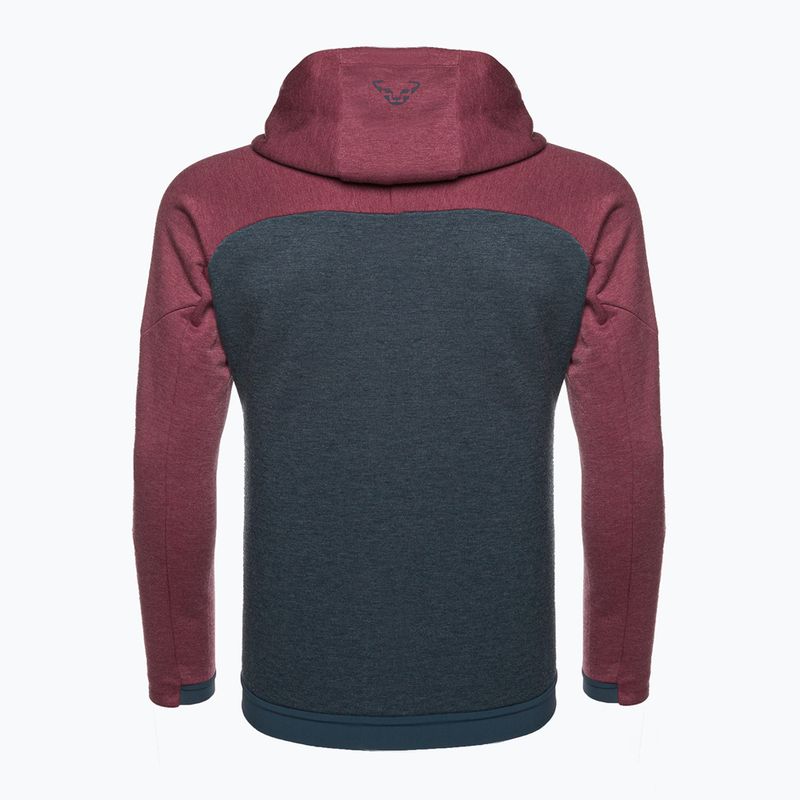 Vyriška striukė DYNAFIT 24/7 PTC Hoody burgundy 3