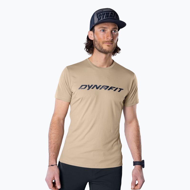 Vyriški žygio marškinėliai DYNAFIT Traverse 2 rock khaki