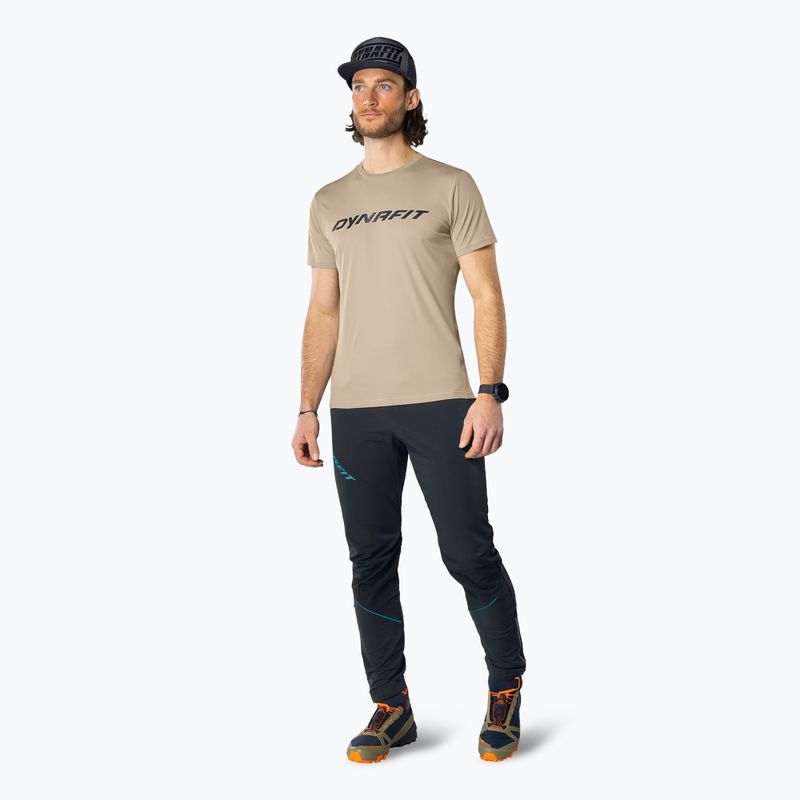 Vyriški žygio marškinėliai DYNAFIT Traverse 2 rock khaki 2