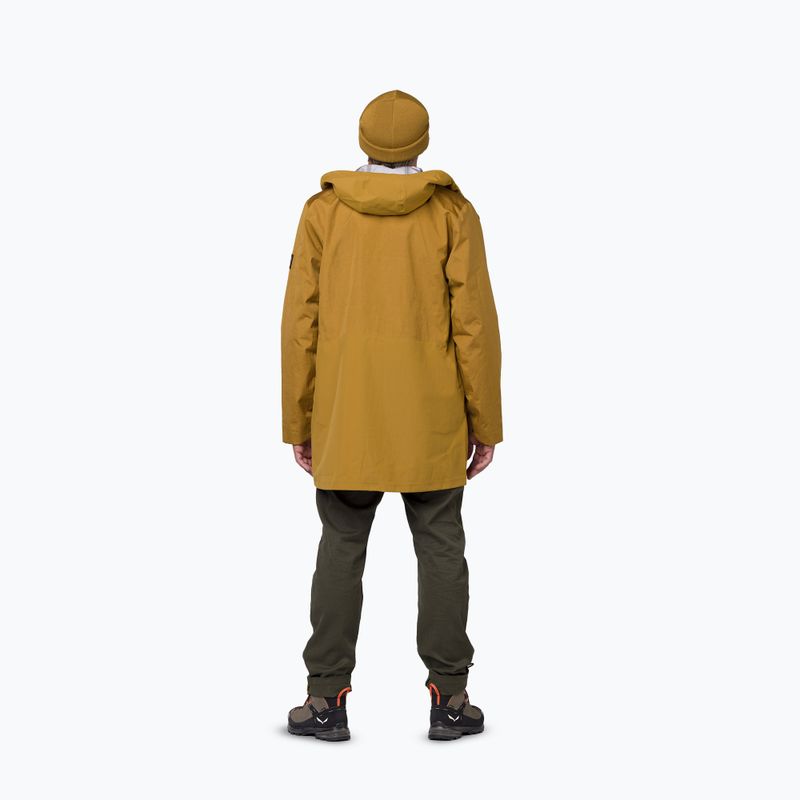 Vyriška lietaus striukė Salewa Fanes 3L Ptx Hemp 2/1 Parka golden brown int.7020 4