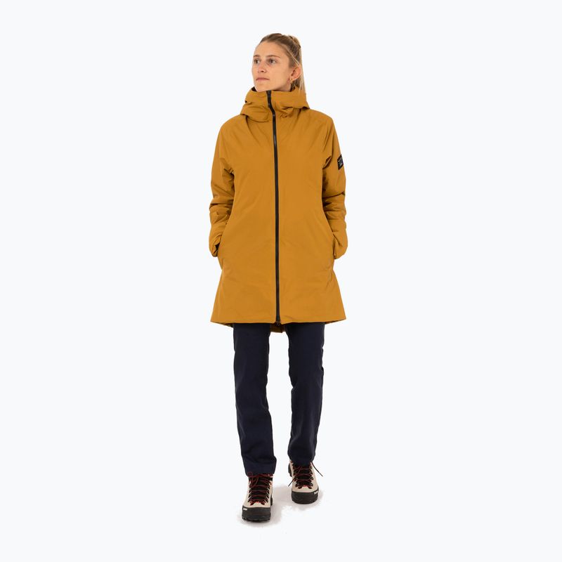 Moteriškas žieminis paltas Salewa Fanes 2L PTX Parka golden brown 2