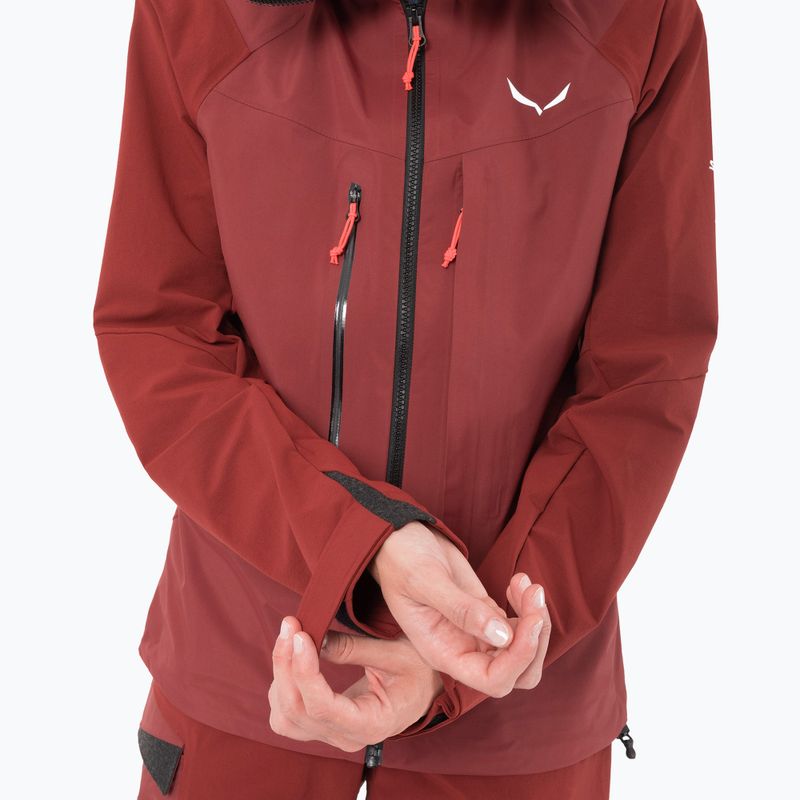 Moteriška softshell striukė Salewa Sella DST Hyb syrah 6