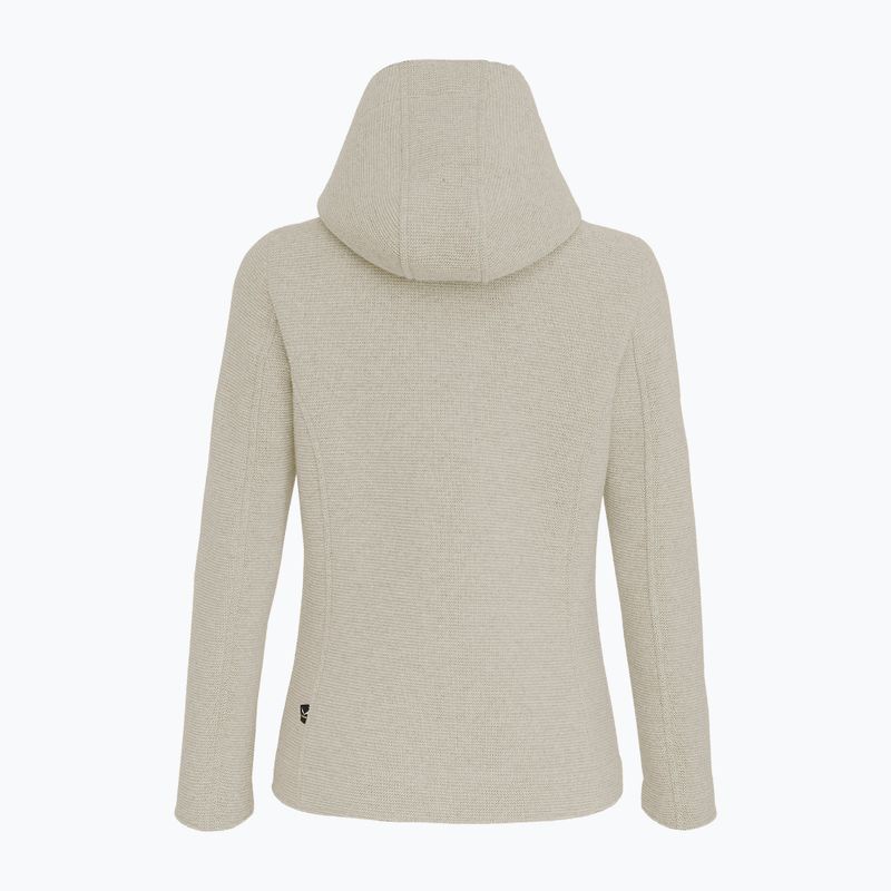 Moteriškas žygio džemperis Salewa Sarner 2L Wool Fz Hoody oatmeal 6