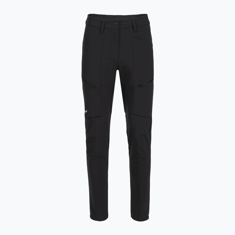 Moteriškos softshell kelnės Salewa Puez DST Cargo black out