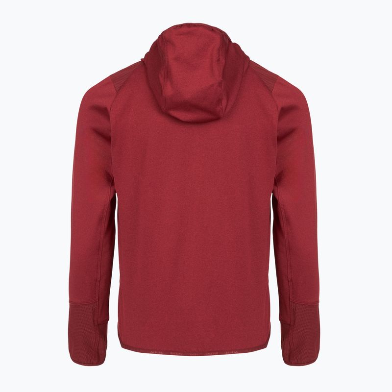 Vaikiškas žygio džemperis Salewa Agner Melange PL FZ Hoody syrah 2