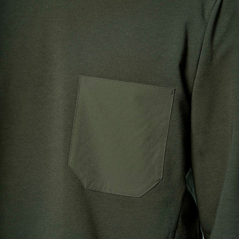 Vyriškas džemperis Salewa Fanes Dry Pullover tamsiai alyvuogių spalvos 4