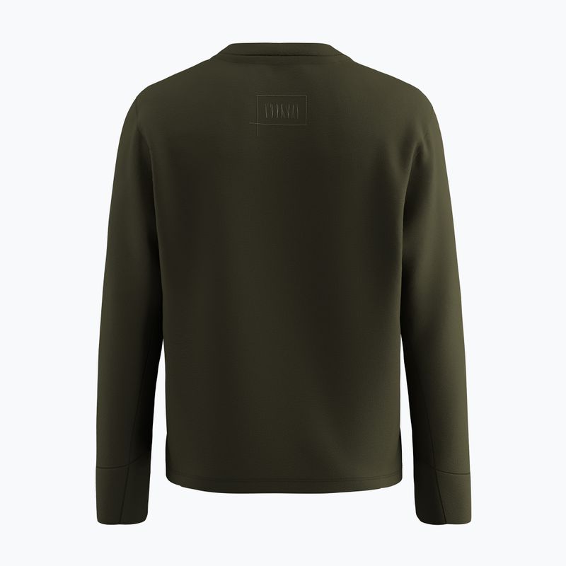 Vyriškas džemperis Salewa Fanes Dry Pullover tamsiai alyvuogių spalvos 8