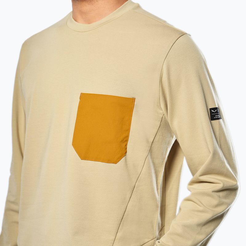 Vyriškas džemperis Salewa Fanes Dry Pullover quicksand 4