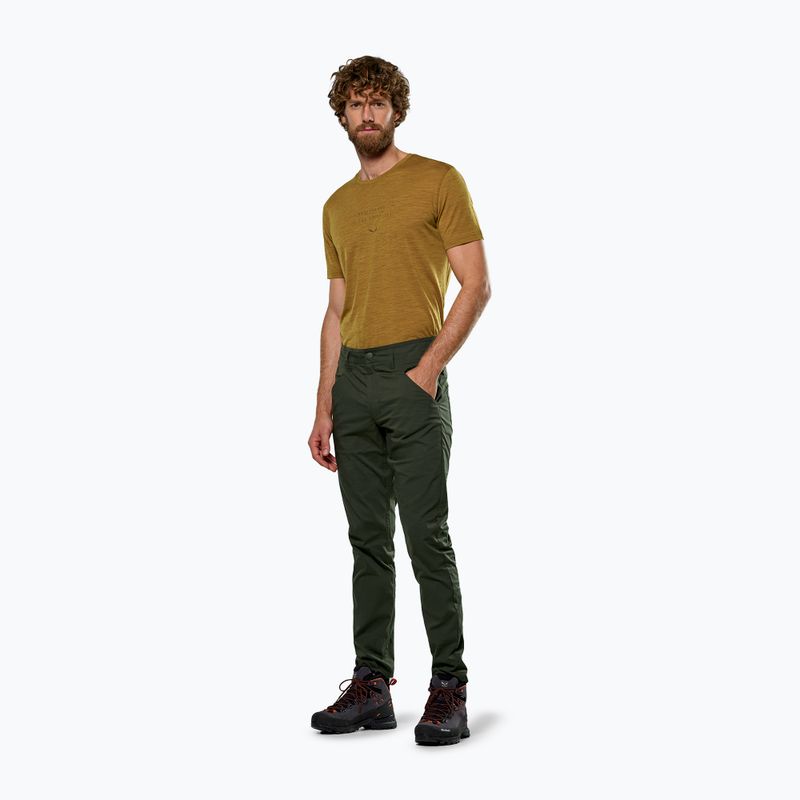 Vyriškos žygio kelnės Salewa Fanes Light dark olive 2