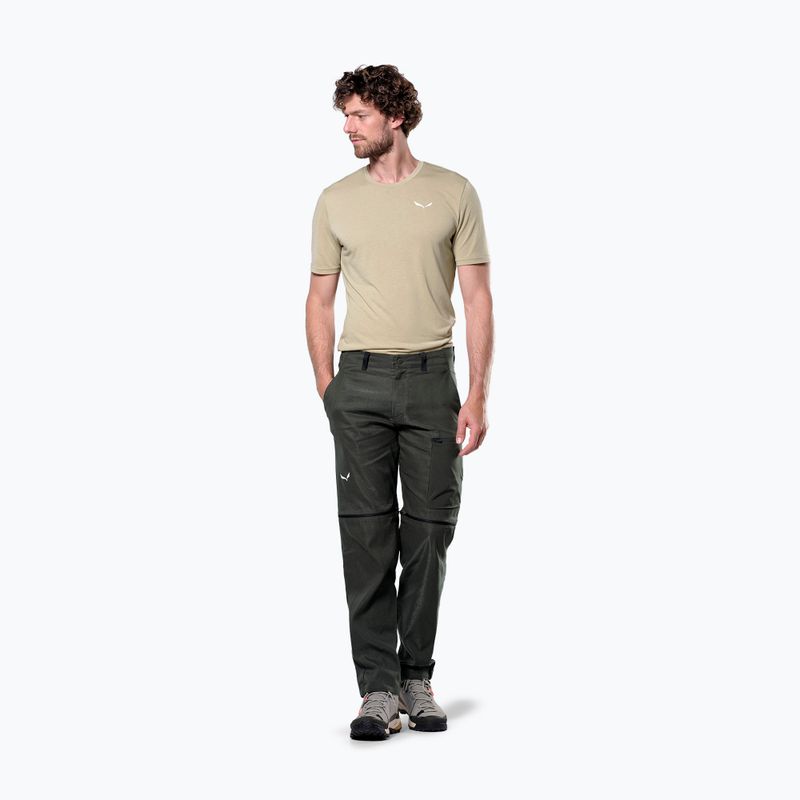 Vyriškos žygio kelnės Salewa Puez Hemp/Dst 2/1 dark olive 2