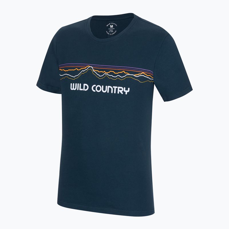 Vyriški marškinėliai Wild Country Stamina navy 3