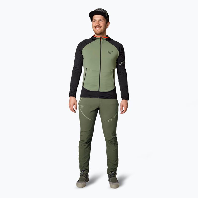 Vyriškas žygio džemperis DYNAFIT Transalper Light Polartec Hoody black out sage 2