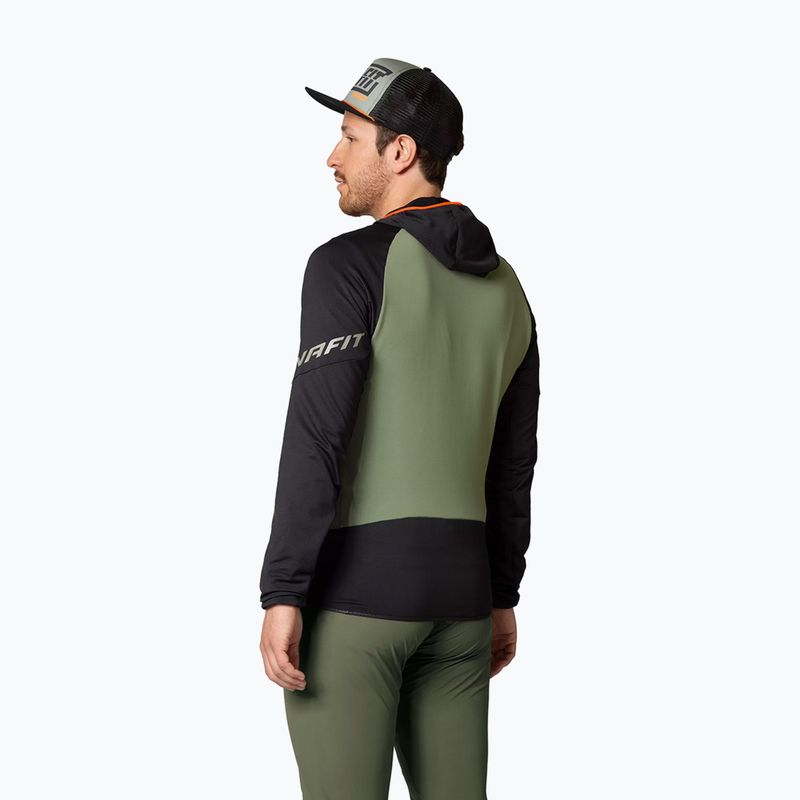 Vyriškas žygio džemperis DYNAFIT Transalper Light Polartec Hoody black out sage 3
