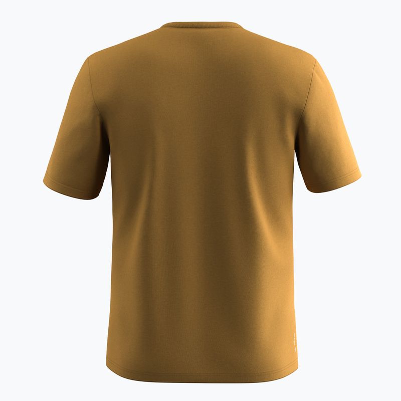 Vyriški žygio marškinėliai Salewa Solidlogo Dry golden brown 2