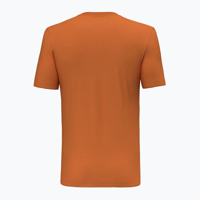 Vyriški marškinėliai Salewa Pure Eagle Frame Dry Burnt Orange 2