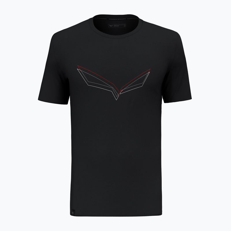 Vyriški marškinėliai Salewa Pure Eagle Frame Dry black out