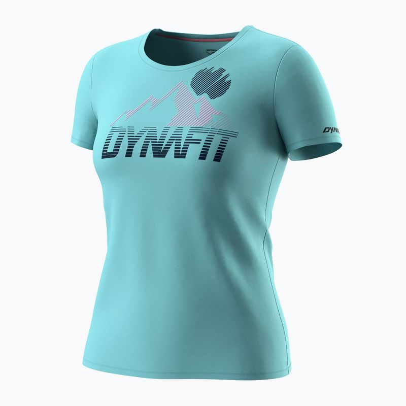 Moteriški žygio marškinėliai DYNAFIT Transalper Graphic SS marine blue 3