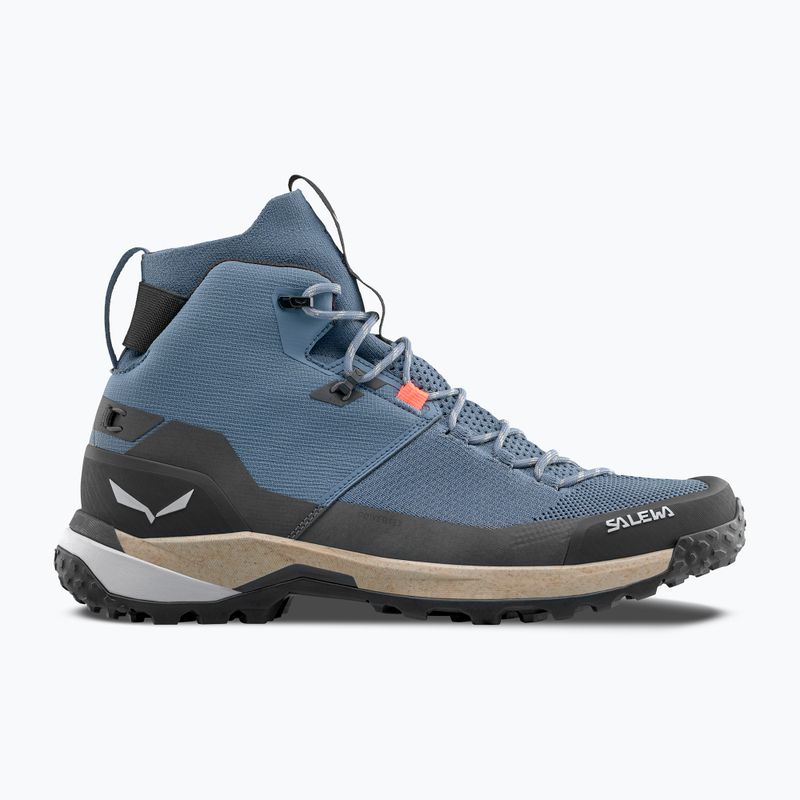 Vyriški turistiniai batai Salewa Puez Knit Mid Ptx java blue / black 2