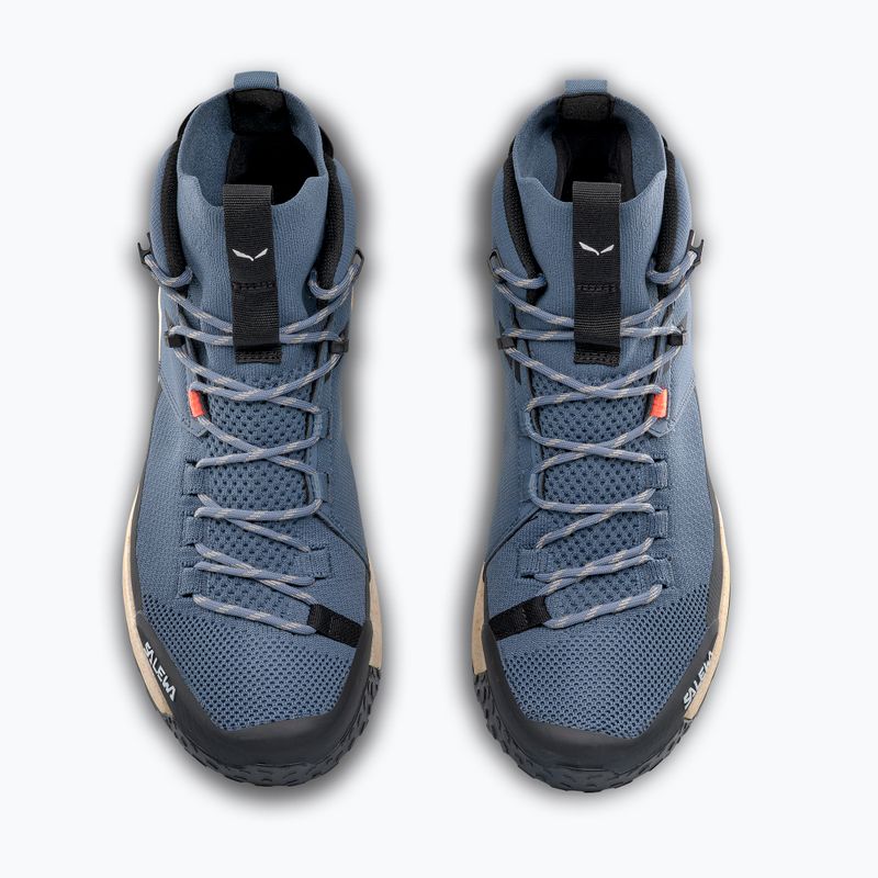 Vyriški turistiniai batai Salewa Puez Knit Mid Ptx java blue / black 4