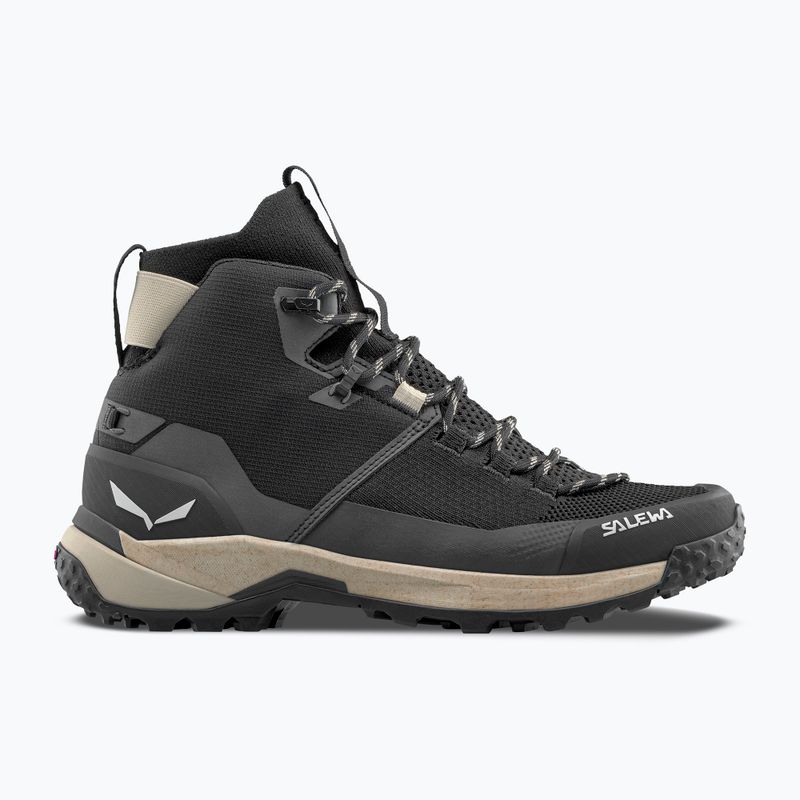 Moteriški turistiniai batai Salewa Puez Knit Mid Ptx black / black 2