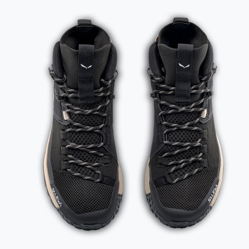 Moteriški turistiniai batai Salewa Puez Knit Mid Ptx black / black 4