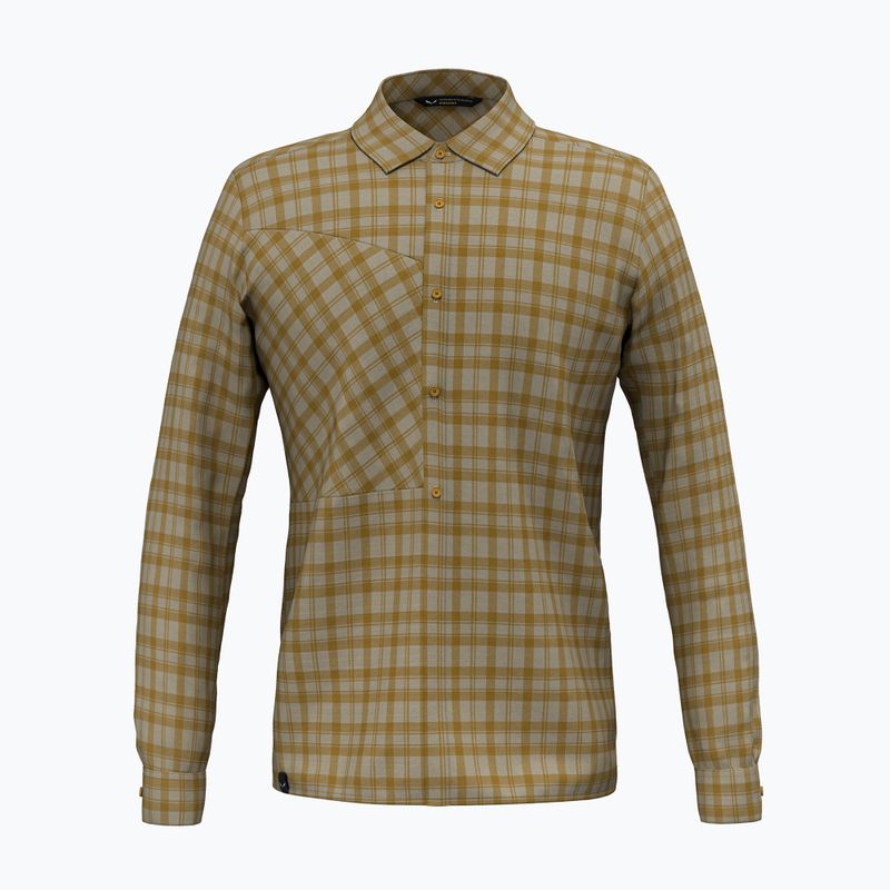 Vyriški marškiniai Salewa Fanes Flannel 5PL quicksand/golden brown