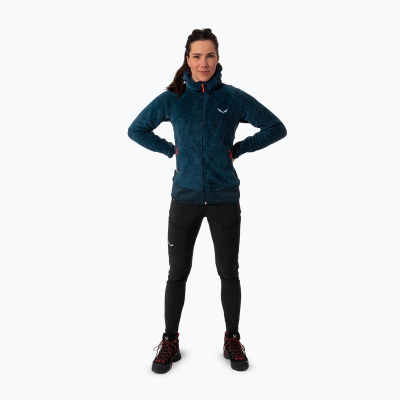 Moteriškas trekinginis džemperis Salewa Tognazza PL dark olive melange 2