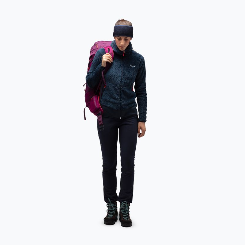 Moteriškas trekinginis džemperis Salewa Tognazza PL dark olive melange 5