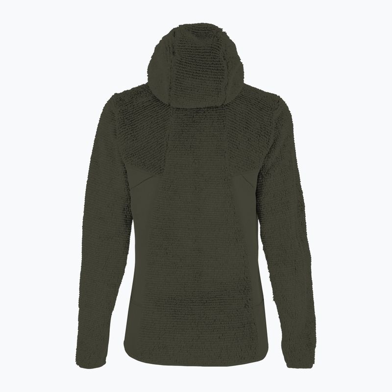 Moteriškas trekingo džemperis Salewa Tognazza PL dark olive melange 2