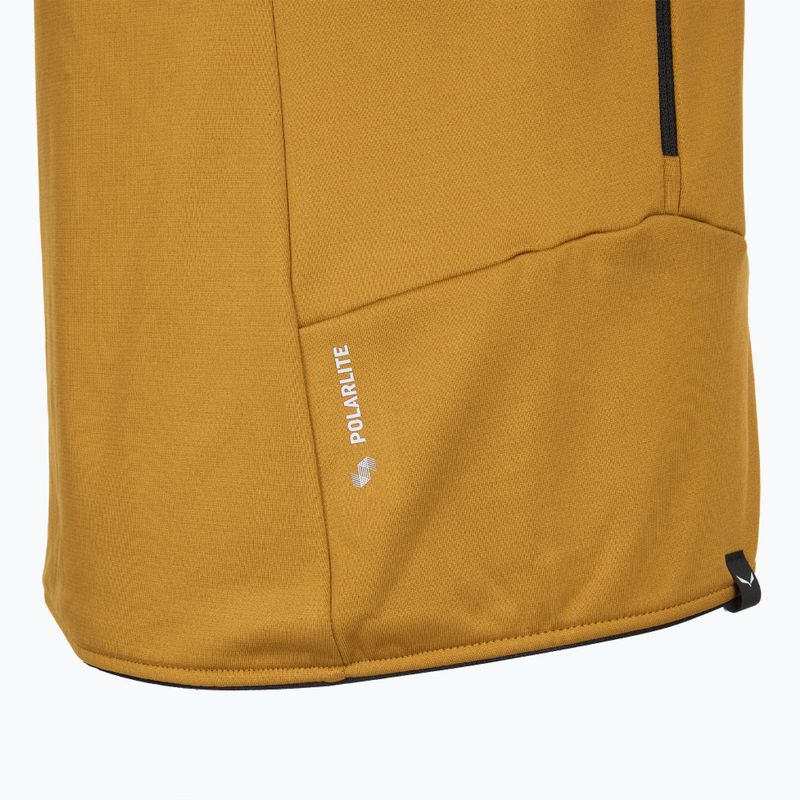 Moteriškas žygio džemperis Salewa Sella Crevasse Hd golden brown 5