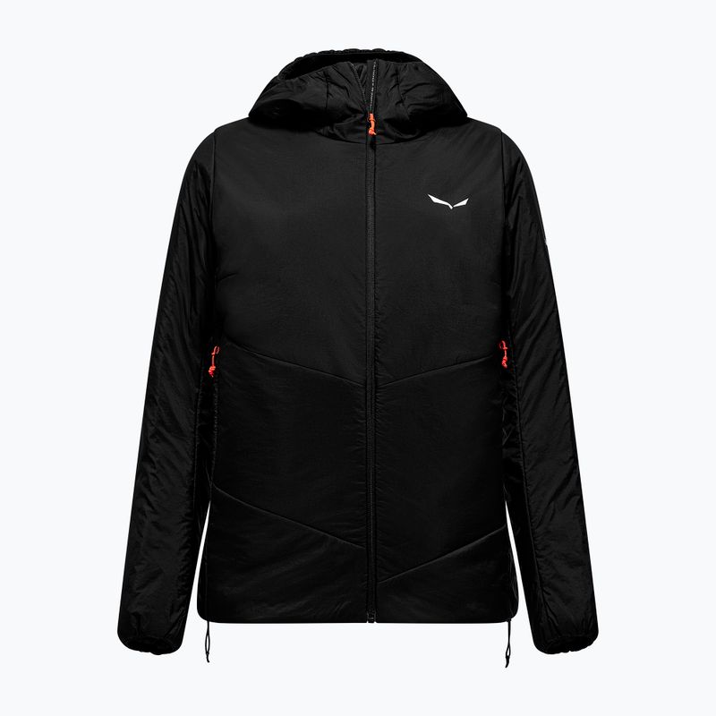 Moteriška pašiltinta striukė Salewa Puez Catinaccio 2 TWR HD black out 7