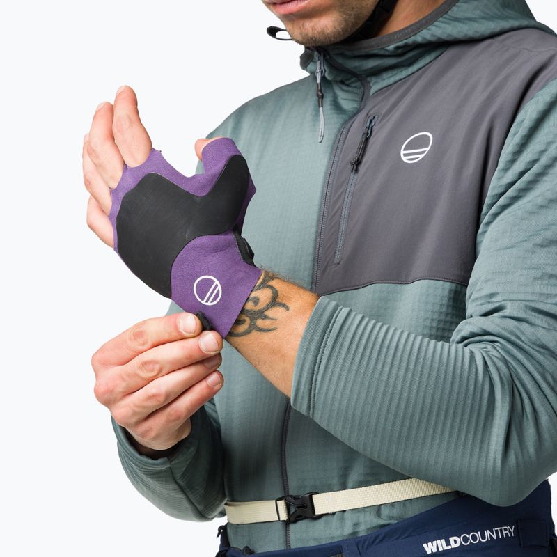 Laipiojimo pirštinės Wild Country Crack parachute purple 2