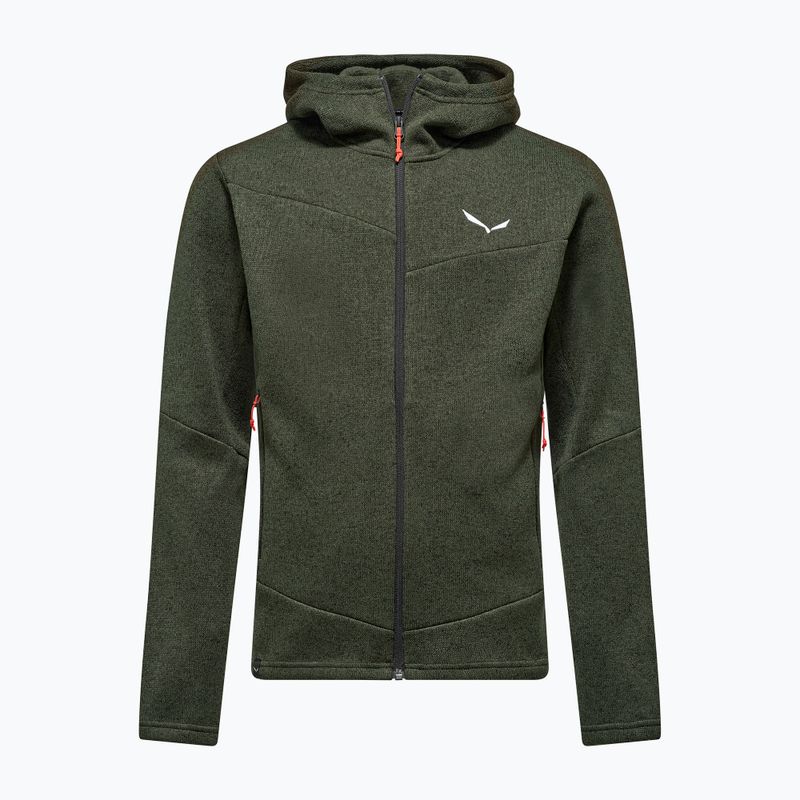 Vyriškas trekinginis džemperis Salewa Puez Rocca Polarlite Hood dark olive 5