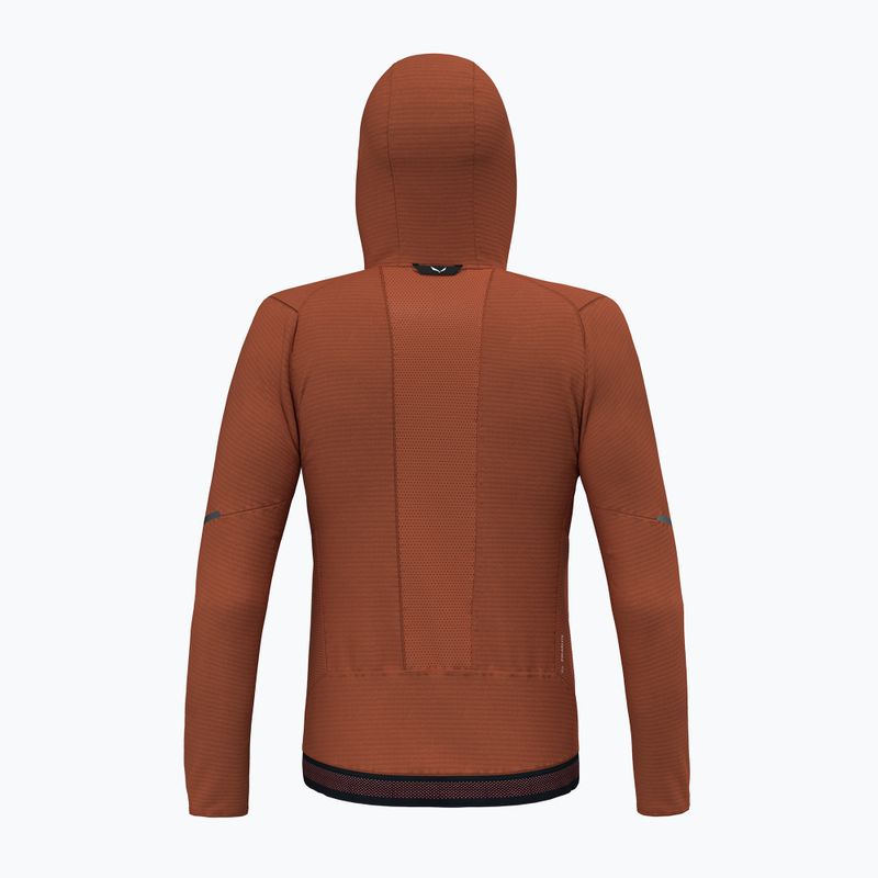 Vyriškas žygio džemperis Salewa Pedroc PL Hooded bombay brown 2