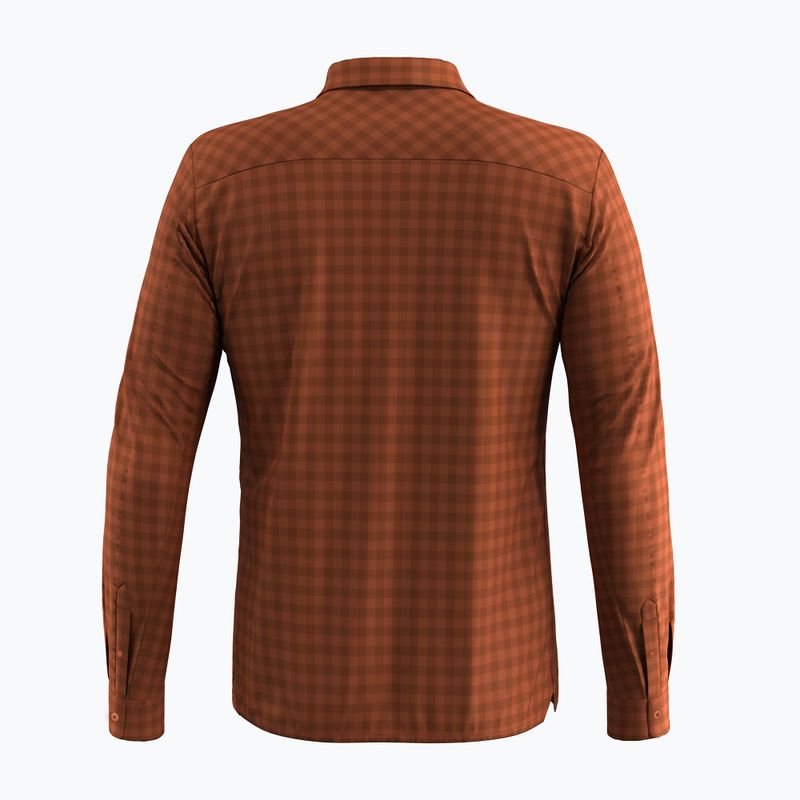 Vyriški marškiniai Salewa Puez Dry L/S bombay brown 2
