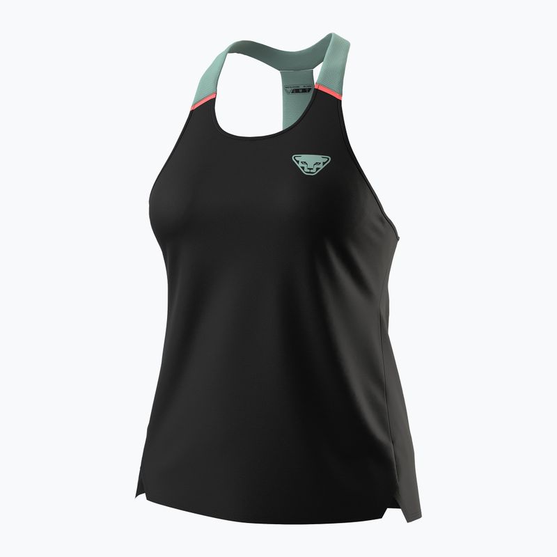 Moteriškas bėgimo tank topas DYNAFIT Sky Tank black out jadelite