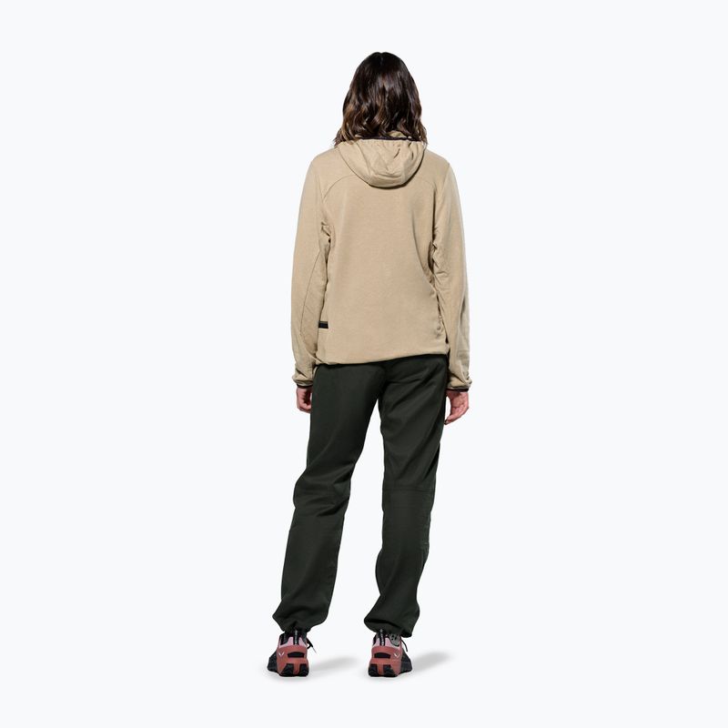 Moteriškas žygio džemperis Salewa Agner Hemp 2 Hooded quicksand 3