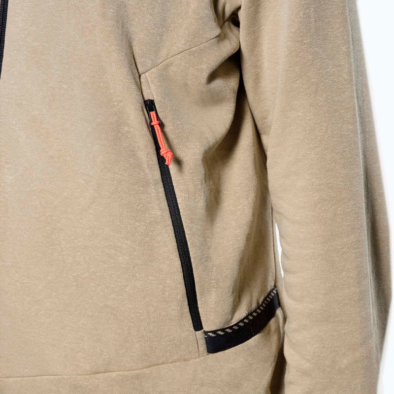 Moteriškas žygio džemperis Salewa Agner Hemp 2 Hooded quicksand 6