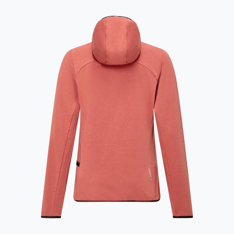 Moteriškas žygio džemperis Salewa Agner Hemp 2 Hooded etruscan red 8