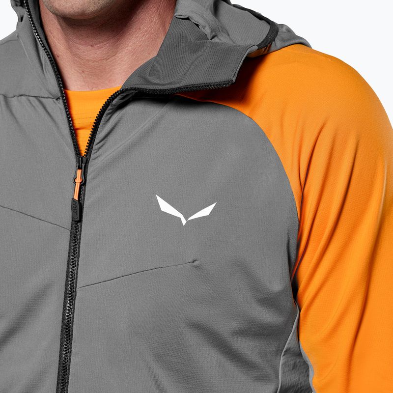 Vyriškas žygio džemperis Salewa NXT Hyb 1/2 Zip Tee quiet shade 4